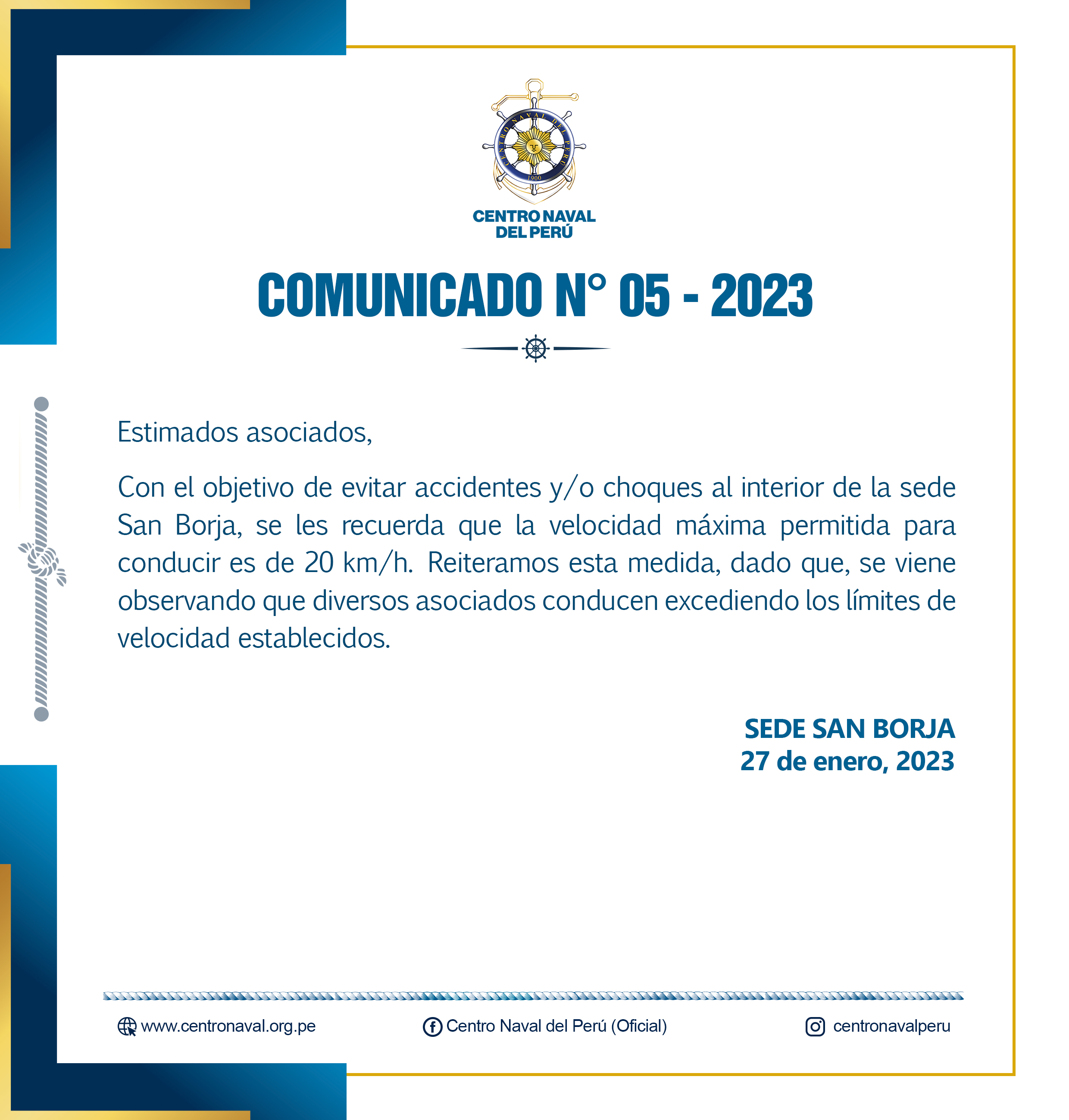 Comunicado N°05-2023