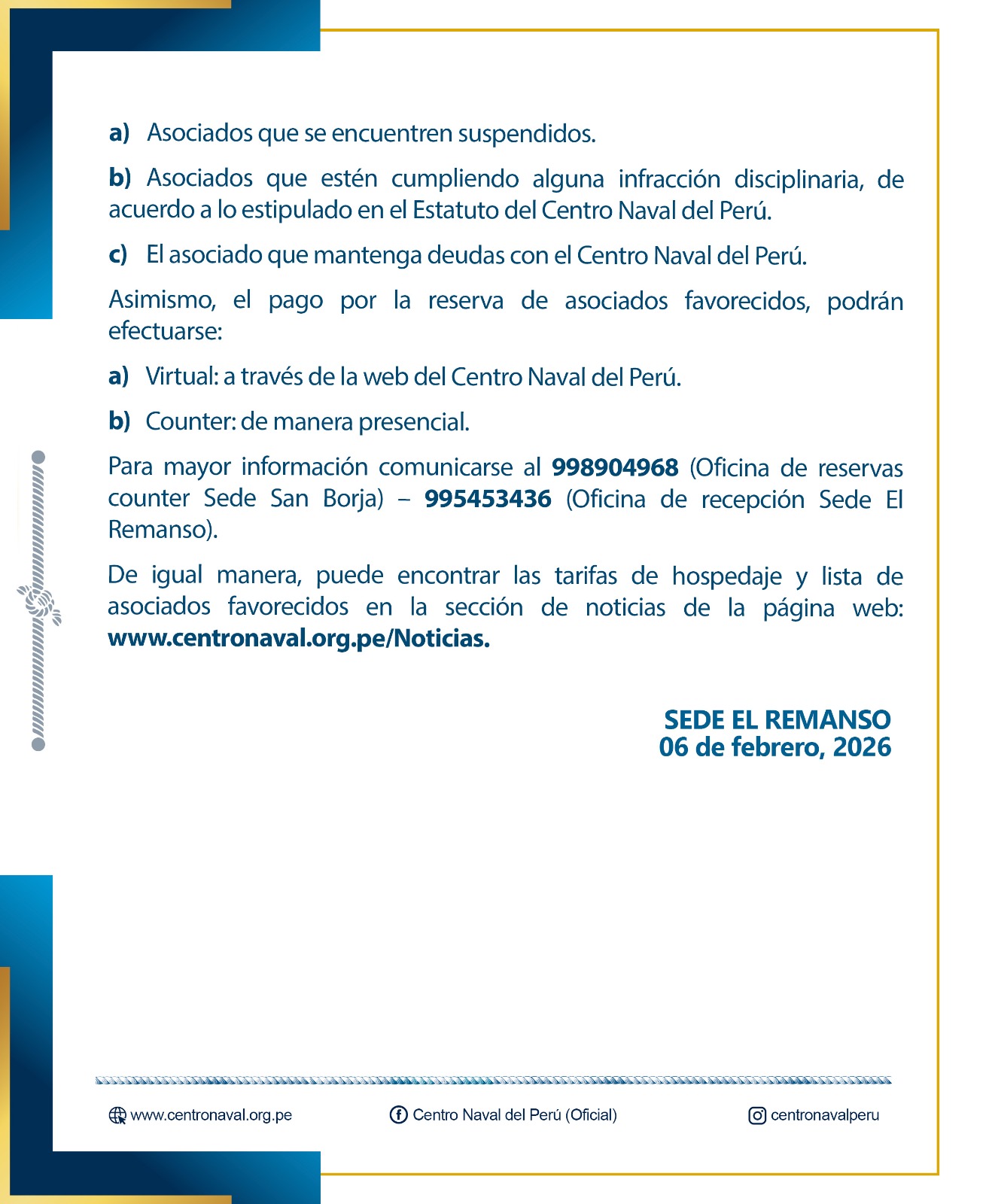 Comunicado N°04-2026