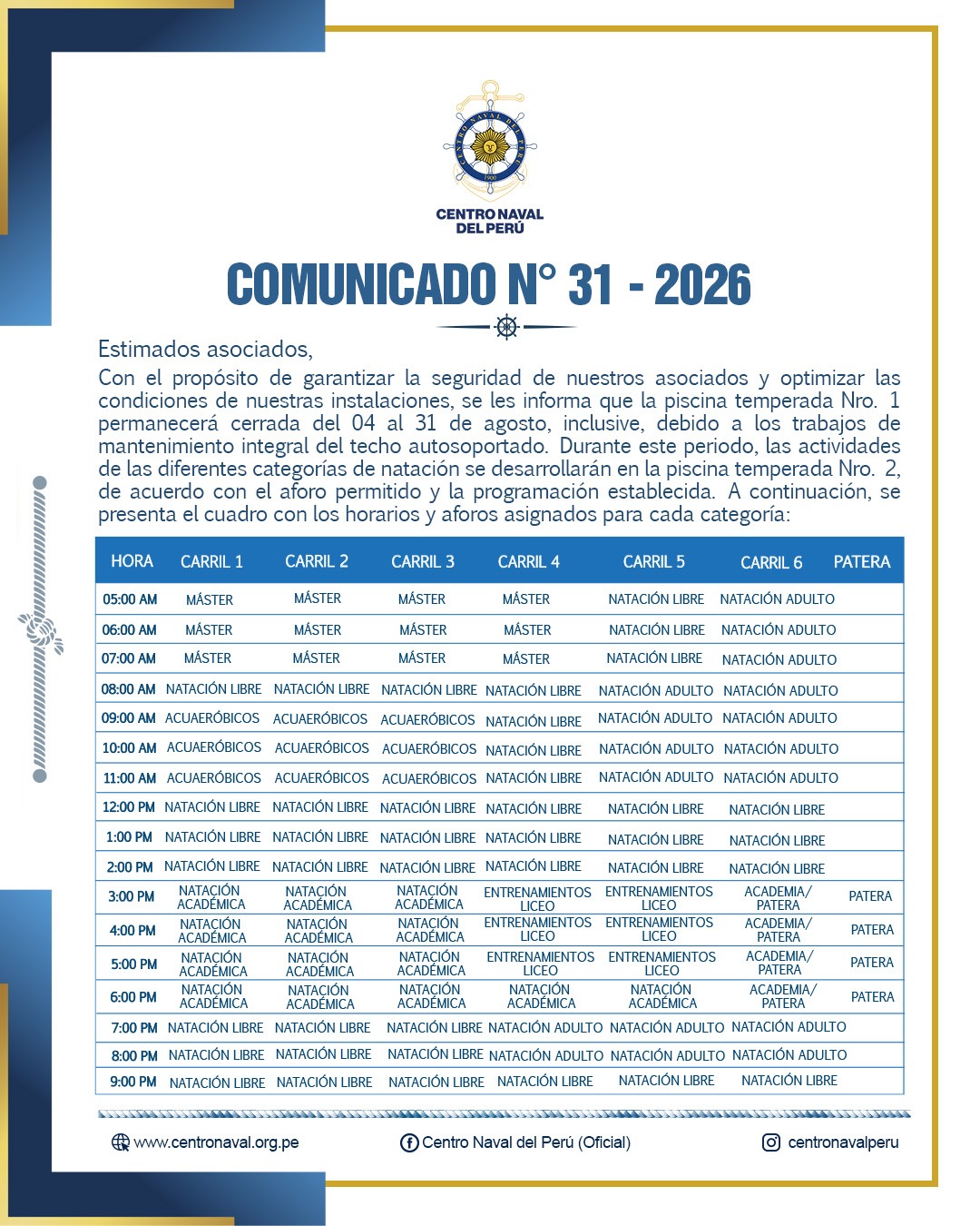 Comunicado N°31-2026